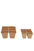 Biodegradable pots 6x6cm 5 strips - SOGO