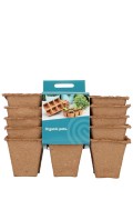 Biodegradable pots 6x6cm 5 strips - SOGO