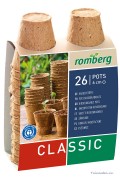 Ronde cellulose potjes 6cm - 26 stuks Romberg