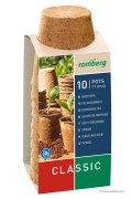 Round cellulose pots 11cm - 10 pcs Romberg