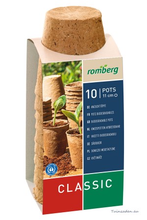 Round cellulose pots 11cm -...