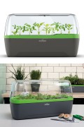 BoQube L greenhouse & LED grow light - Anthracite Green