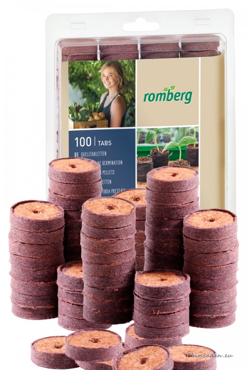 100 kokos zaaigrond zweltabletten - Romberg