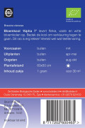 Alpha 7 Bloemkool biologische zaden