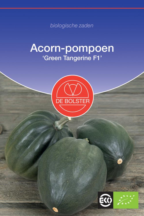 Green Tangerine F1 Acorn-pompoen biologische zaden