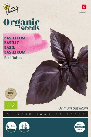 Red Rubin Basil Organic seeds
