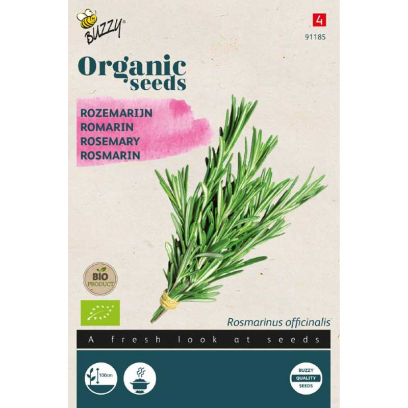 Organic Rosemary Seeds Non GMO Professional Quality Seeds Rosmarinus Officinalis Grow Your Own Organic Rosemary Non Treated 60 Seeds UK Sourced Approx 
