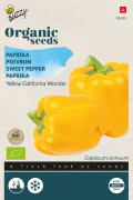 Yellow California Wonder Bell Pepper Organic seeds