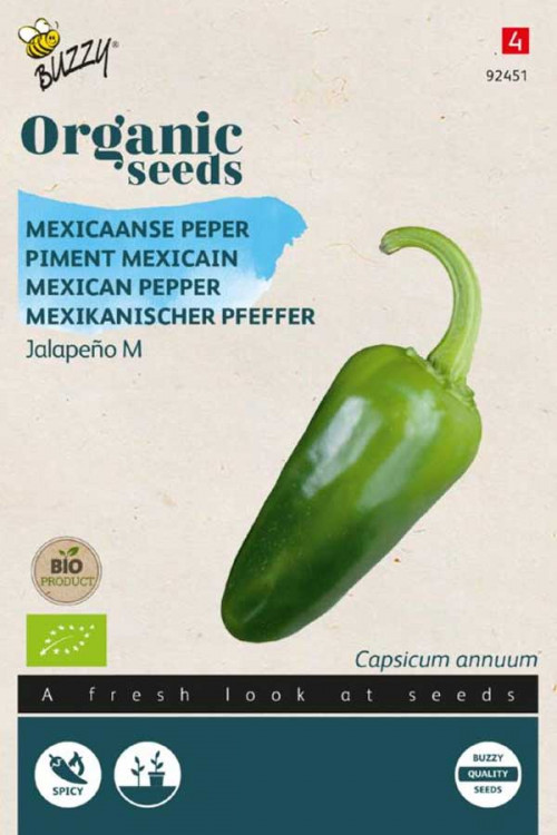 Jalapeño Mexicaanse peper Biologische zaden