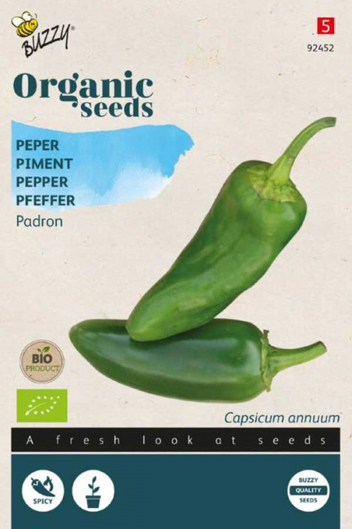 organiseren uit Verzending Padron Spaanse peper Biologische zaden - Peper kopen? Tuinzaden.eu