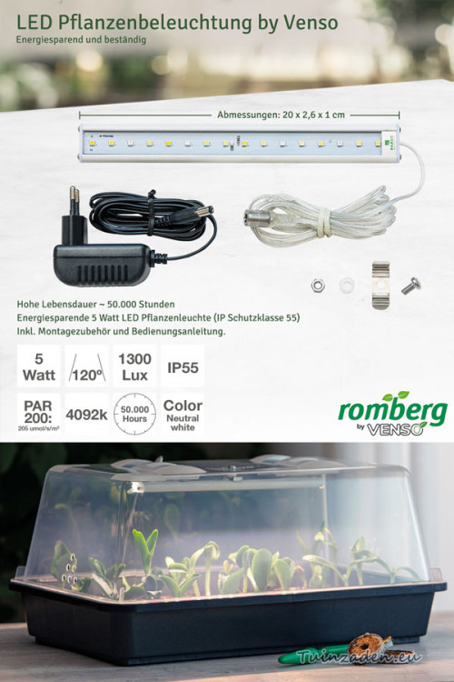 Lumio kweekkas met LED groeilamp Kweekset kopen? Tuinzaden.eu