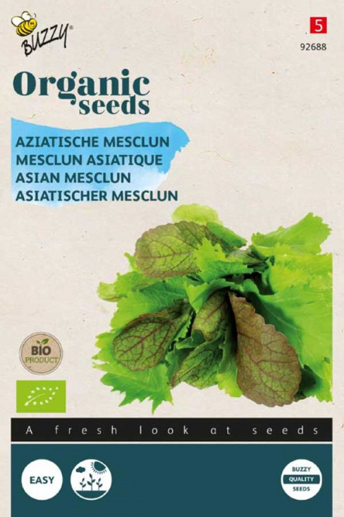 Asian Mesclun Lettuce Organic seeds
