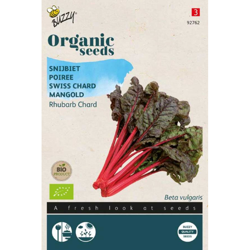 Rhubarb Chard Swiss Chard Organic Seeds Other Tuinzaden Eu