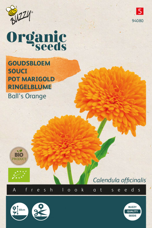 Ball's Orange Calendula Organic seeds