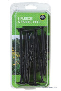 Plastic pegs u-profile for mulch fleece