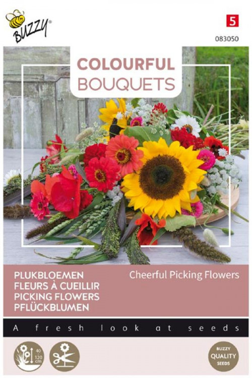 Colourful Bouquets - Cheerful Plukbloemen zaden