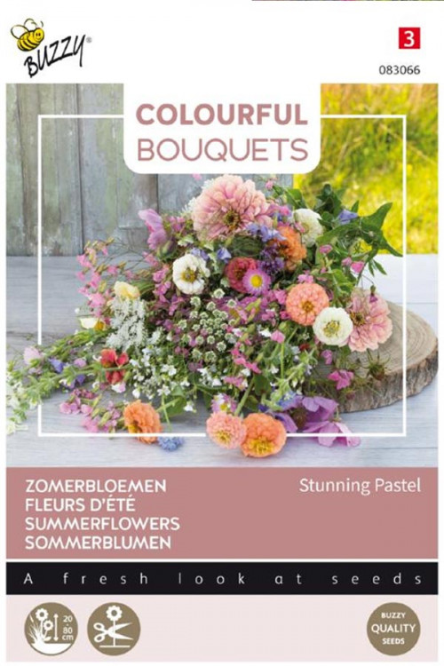 Colourful Bouquets - Stunning Pastel Zomerbloemen zaden