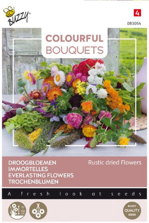 Colourful Bouquets - Rustic dried flowers seeds