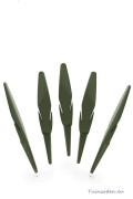 Set of 5 multi-purpose pickets - green