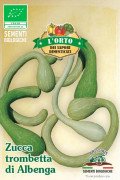 Zucca Trombetta di Albenga pumpkin organic seeds