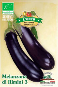 Melanzana di Rimini 3 Eggplant organic seeds