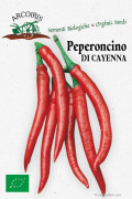 Peperone Cayenna pepper organic seeds