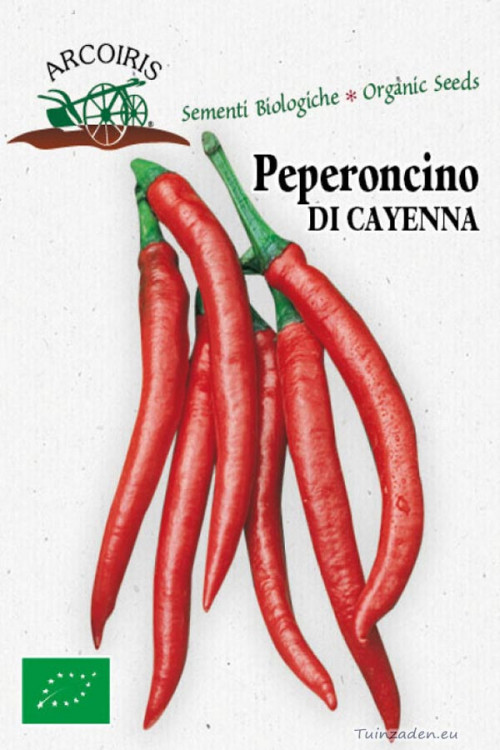 Peperone Cayenna peper BIO zaden