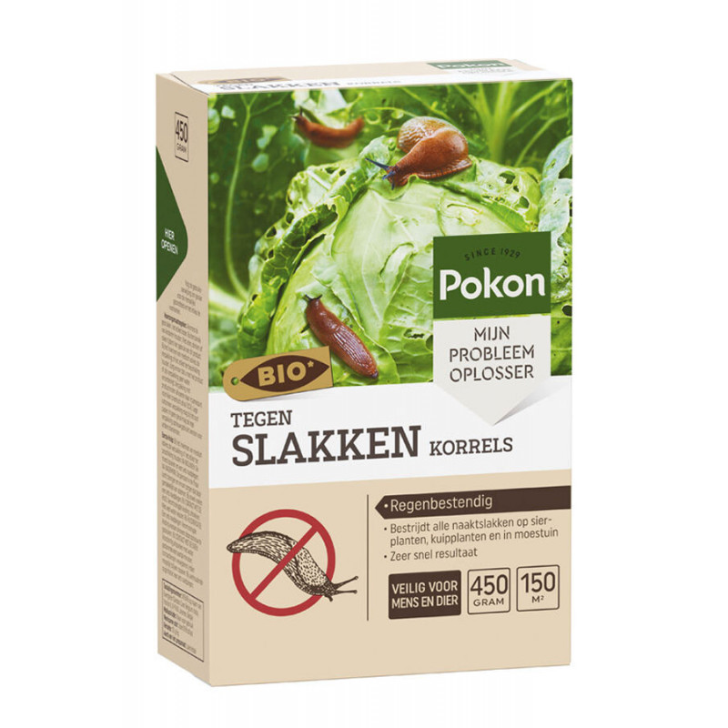 Organic Slug & Snail Pellets 450gr Pokon bio Insecticide • Tuinzaden.eu