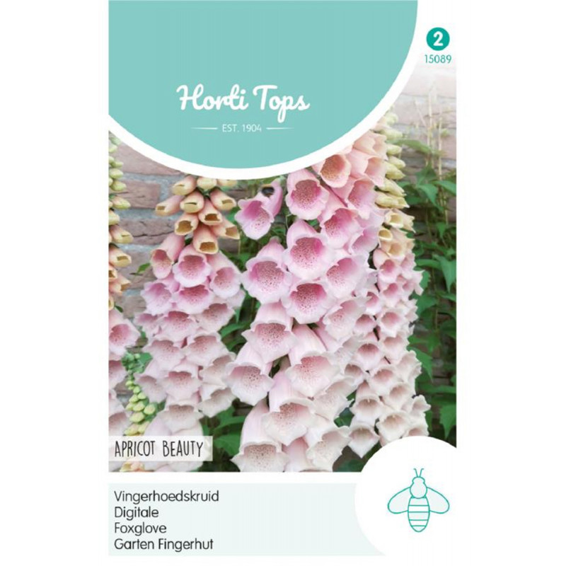 Dalmation Peach F1 Vingerhoedskruid zaden Digitalis kopen? Tuinzaden.eu