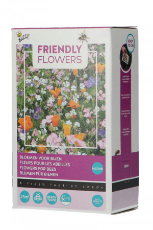 Ready to use Box Bees Low flower seeds 25m2