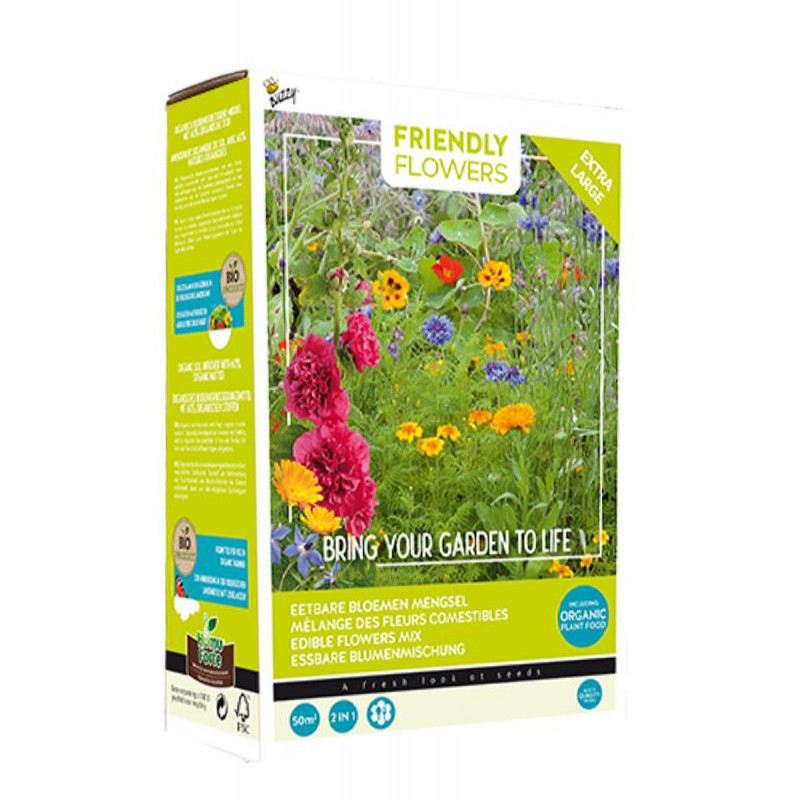 Edible Flowermix 15m2 seeds Flowers Other • Tuinzaden.eu
