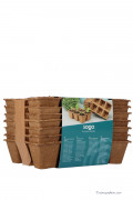 Biodegradable pots 6x6cm 14 strips - SOGO