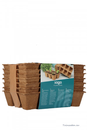 Biodegradable pots 6x6cm 14 strips - SOGO