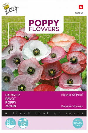 Mother Of Pearl - Papaver rhoeas seeds