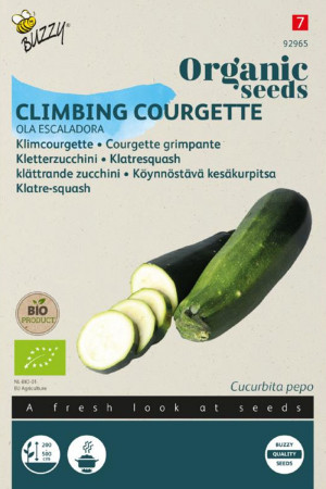 Ola Escaladora Climbing Courgette Organic seeds