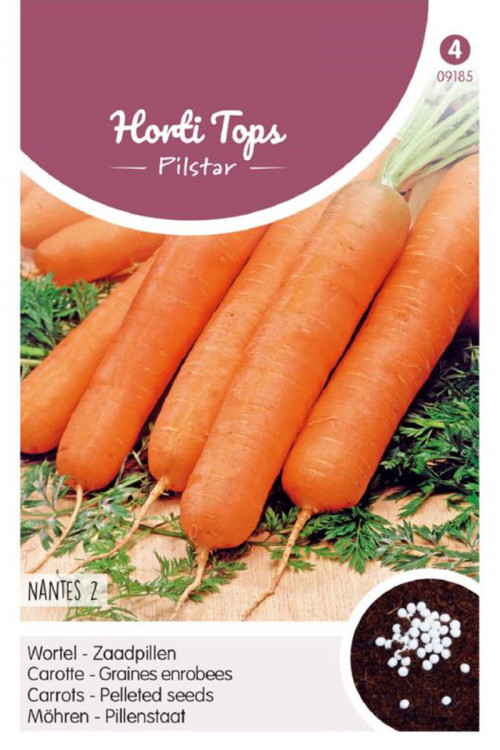 Summer carrot Nantes 2 - Pilstar Pelleted seeds