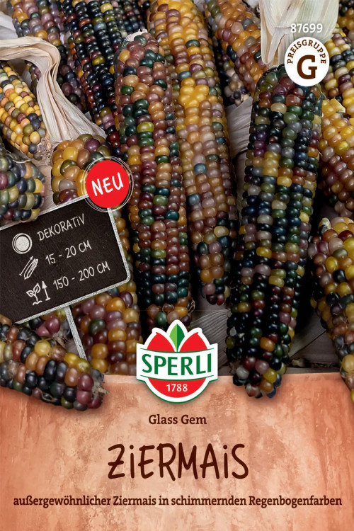 Glass Gem Ornamental Corn Seeds
