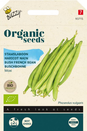 Maxi Dwarf Beans organic seeds - 50 gram