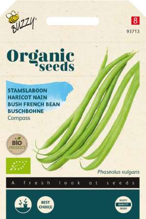 Compass Haricot Vert organic seeds - 50 gram