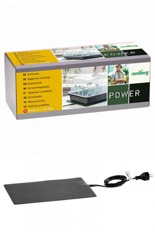 Heating mat M 35 x 25 cm – 17,5 Watt Romberg