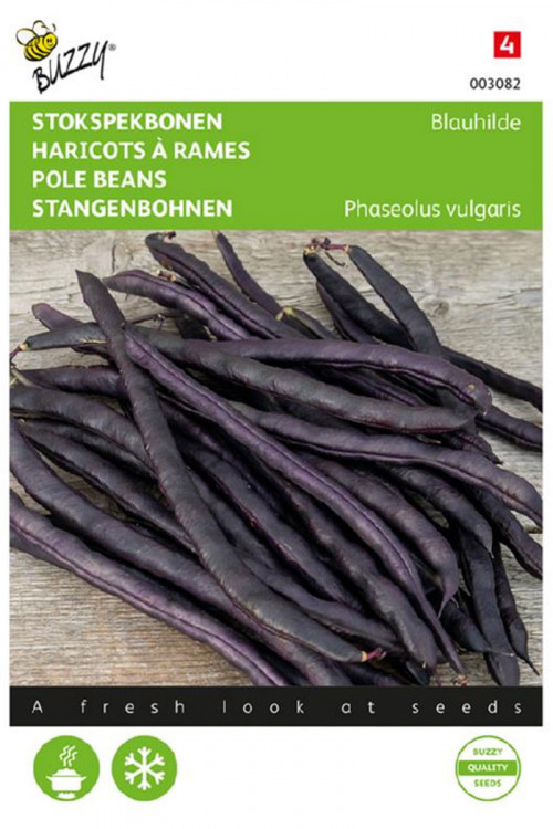 Blauhilde Paarse stokspekbonen
