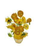 Van Gogh Sunflowers - Flat Flowers