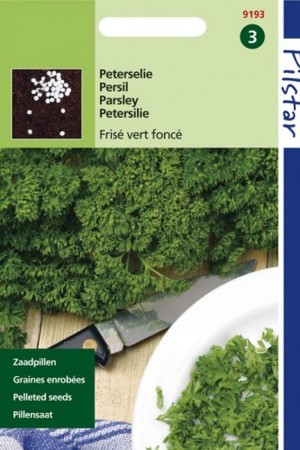 Frisé vert Foncé Parsley - Parsley Pellet seeds