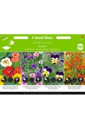 Edible Flowers seeds - Seedmat 4 x 20x20cm