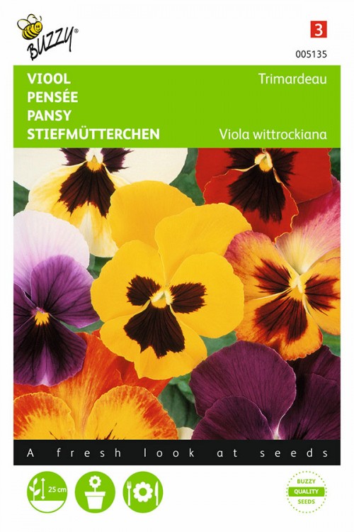 Trimardeau Mixed Pansy seeds