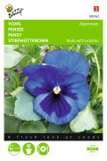Swiss Giant Blue with Blotch - Pansy seeds
