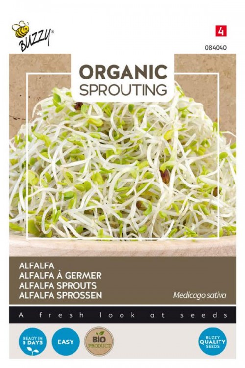 Alfalfa - Organic Sprouting biologische zaden