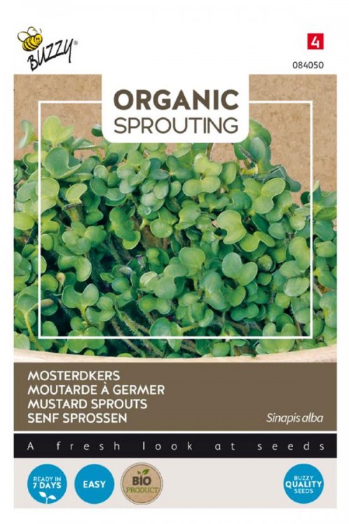 Mosterdkers - Organic Sprouting biologische zaden
