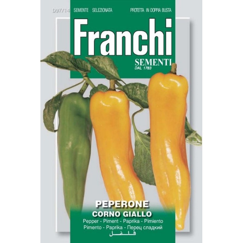 Yellow Horn Corno Giallo Sweet Pepper • Tuinzaden.eu