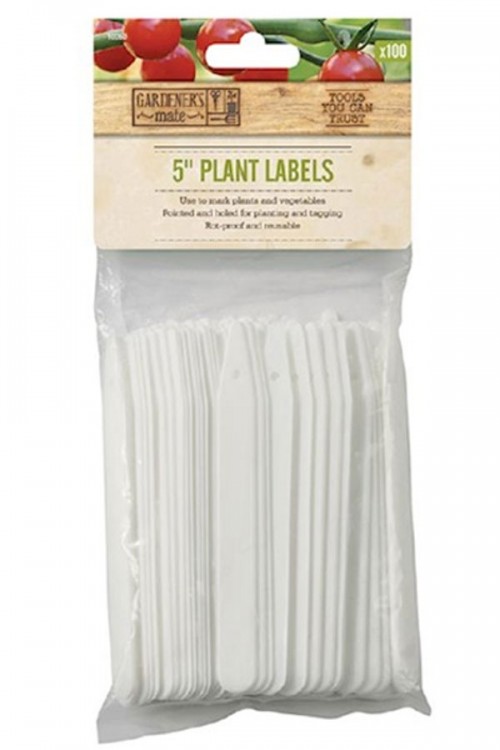 Plantlabels 12,7cm - 100 Steeketiketten